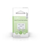 Műholdas és antenna adapter | IEC (Koax) Aljzat | F Aljzat / IEC (Koax) Dugasz | Nikkelezett | 75 Ohm | Egyenes | Fém | Ezüst / Fém | 1 db | Doboz