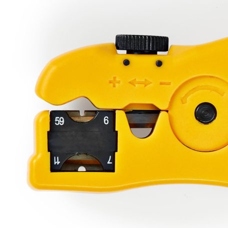 Kábelcsupaszító fogó | Szigetelés Eltávolító Eszköz | ABS / Acél | Fekete / Sárga