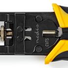 Antenna Kábel Telepítő Eszköz | Krimpelő Eszköz | Fekete / Sárga | ABS / Acél