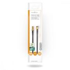 Antenna Kábel | RP SMA Dugasz | RP SMA Aljzat | Aranyozott | 50 Ohm | Egyes Árnyékolás | 2.00 m | Kerek | PVC | Fekete | Boríték