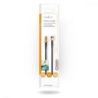 Antenna Kábel | RP SMA Dugasz | RP SMA Aljzat | Aranyozott | 50 Ohm | Egyes Árnyékolás | 3.00 m | Kerek | PVC | Fekete | Boríték