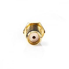   SMA Connector | Egyenes | Aljzat | Aranyozott | 50 Ohm | Bilincs | Bemenő kábel átmérő: 2.55 mm | Fém | Arany | 2 db | Boríték