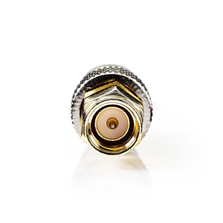 SMA adapter | SMA Dugasz | BNC Aljzat | Aranyozott | 50 Ohm | Egyenes | Réz | Arany | 2 db | Boríték