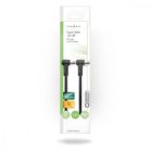 Koaxiális Kábel | IEC (Koax) Dugasz | IEC (Koax) Aljzat | Nikkelezett | 120 dB | 75 Ohm | Négyes Szigetelés | 1.50 m | Kerek | PVC | Fekete | Boríték