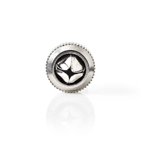 IEC (koax) csatlakozó | Egyenes | Dugasz | Nikkelezett | 75 Ohm | Csavar | Bemenő kábel átmérő: 7.0 mm | Fém | Ezüst | 2 db | Műanyag Zacskó