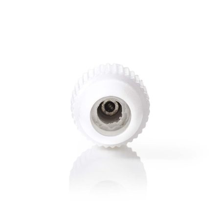 IEC (koax) csatlakozó | Egyenes | Dugasz | Nikkelezett | 75 Ohm | Csavar | Bemenő kábel átmérő: 7.0 mm | Fém / PVC | Fehér | 2 db | Boríték