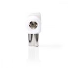 IEC (koax) csatlakozó | Szögben | Dugasz | Nikkelezett | 75 Ohm | Csavar | Bemenő kábel átmérő: 7.0 mm | Fém / PVC | Fehér | 2 db | Műanyag Zacskó