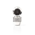 IEC (koax) csatlakozó | Szögben | Aljzat | Nikkelezett | 75 Ohm | Csavar | Bemenő kábel átmérő: 7.0 mm | Fém | Ezüst | 2 db | Műanyag Zacskó