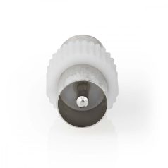   Műholdas és antenna adapter | IEC (Koax) Dugasz | IEC (Koax) Dugasz | Nikkelezett | 75 Ohm | Egyenes | Fém / Műanyag | Fehér | 1 db | Boríték