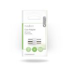 Műholdas és antenna adapter | IEC (Koax) Aljzat | IEC (Koax) Aljzat | Nikkelezett | 75 Ohm | Egyenes | Fém / Műanyag | Fehér | 1 db | Boríték