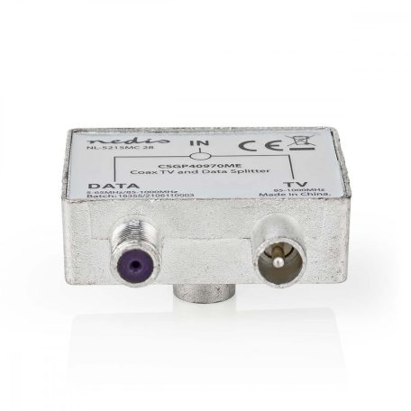 Műholdas és antenna adapter | F Aljzat / IEC (Koax) Dugasz | IEC (Koax) Aljzat | Nikkelezett | 75 Ohm | Egyenes | Fém | Ezüst / Fém | 1 db | Boríték