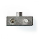 Műholdas és antenna adapter | F Aljzat / IEC (Koax) Dugasz | IEC (Koax) Aljzat | Nikkelezett | 75 Ohm | Egyenes | Fém | Ezüst / Fém | 1 db | Boríték