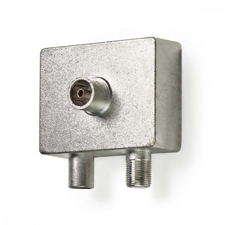 Műholdas és antenna adapter | F Aljzat / IEC (Koax) Dugasz | IEC (Koax) Aljzat | Nikkelezett | 75 Ohm | Egyenes | Fém | Ezüst / Fém | 1 db | Boríték