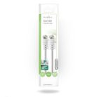 Műhold és antenna kábel | F Dugasz | F Dugasz | Nikkelezett | 75 Ohm | Dupla Szigeteléssel | 1.00 m | Kerek | PVC | Fehér | Boríték