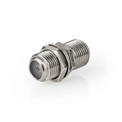  Műholdas és antenna adapter | F Aljzat | F Aljzat | Nikkelezett | 75 Ohm | Egyenes | Fém | Ezüst | 10 db | Boríték