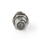 Műholdas és antenna adapter | F Aljzat | F Aljzat | Nikkelezett | 75 Ohm | Egyenes | Fém | Ezüst | 10 db | Boríték