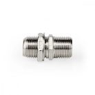 Műholdas és antenna adapter | F Aljzat | F Aljzat | Nikkelezett | 75 Ohm | Egyenes | Fém | Ezüst | 10 db | Boríték