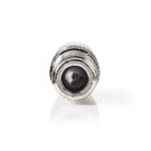 Műholdas és antenna adapter | F Aljzat | IEC (Koax) Aljzat | Nikkelezett | 75 Ohm | Egyenes | Fém | Ezüst | 10 db | Műanyag Zacskó