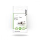 Műholdas és antenna adapter | BNC Dugasz | F Aljzat | Nikkelezett | 75 Ohm | Egyenes | Fém | Ezüst | 10 db | Boríték