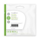 Műholdas és antenna adapter | F Dugasz | BNC Aljzat | Nikkelezett | 75 Ohm | Egyenes | Fém | Ezüst | 10 db | Műanyag Zacskó