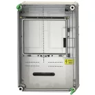 Csatári Plast PVT 3045 Fm-CS 1F mérőszekrény,  M63A csoportos mérés modul, Eon engedélyes fogyasztásmérő szekrény, CSP21.t108