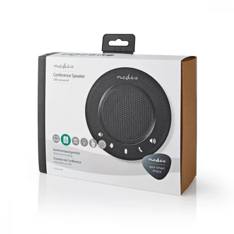 Konferencia hangszóró | Max. teljesítmény: 7.5 W | Feszültség forrás típusa: USB-áramellátású | Csatlakozó kimenet: 1x 3.5 mm Audió Ki | Csatlakozó: USB 2.0