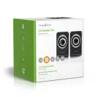 PC-hangszóró | 2.0 | 18 W | 3.5 mm Dugasz | USB-áramellátású | Hangerő szabályozás | Csatlakozó kimenet