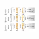 Home CSSASET csúszósaru készlet, szigeteléssel, 300 db, tároló doboz