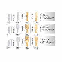   Home CSSASET csúszósaru készlet, szigeteléssel, 300 db, tároló doboz
