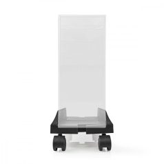   Asztali számítógép állvány | állítható szélesség / Dönthető Forgatható | 14.5 - 24.2 cm | 20 kg | Fém / Műanyag | Fekete