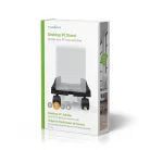 Asztali számítógép állvány | állítható szélesség / Dönthető Forgatható | 14.5 - 24.2 cm | 20 kg | Fém / Műanyag | Fekete