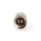 PL259 Connector | Egyenes | Dugasz | Nikkelezett | 75 Ohm | Forrasztó | Bemenő kábel átmérő: 7.0 mm | Fém | Ezüst | 25 db | Boríték