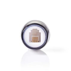   Anti-twist Telecom Adapter | Csatlakozó típus: RJ10 | Adaptertípus: Adapter | PVC | Átlátszó / Fekete