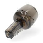 Anti-twist Telecom Adapter | Csatlakozó típus: RJ10 | Adaptertípus: Adapter | PVC | Átlátszó / Fekete