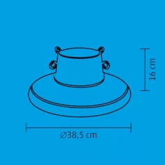   Home CTH 02 karácsonyfatalp, max. 2,1 m magas fához, 1,6 l víztartály, 50 - 105 mm átmérőhöz, beltéri