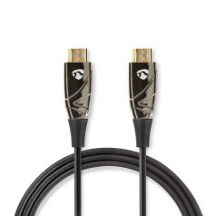   Aktív Optikai High Speed ​​HDMI Cable with Ethernet | HDMI™ Csatlakozó | HDMI™ Csatlakozó | 4K@60Hz | 18 Gbps | 50.0 m | Kerek | PVC | Fekete | Ajándék Dobozban