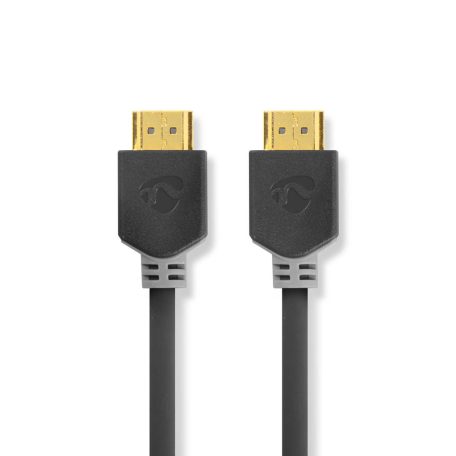 Nagy Sebességű HDMI ™ kábel Ethernet | HDMI™ Csatlakozó | HDMI™ Csatlakozó | 4K@30Hz | ARC | 10.2 Gbps | 15.0 m | Kerek | PVC | Antracit | Doboz