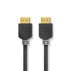   Nagy Sebességű HDMI ™ kábel Ethernet | HDMI™ Csatlakozó | HDMI™ Csatlakozó | 4K@30Hz | ARC | 10.2 Gbps | 20.0 m | Kerek | PVC | Antracit | Ablakos Doboz