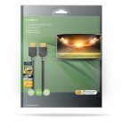 Nagy Sebességű HDMI ™ kábel Ethernet | HDMI™ Csatlakozó | HDMI™ Csatlakozó | 4K@30Hz | ARC | 10.2 Gbps | 20.0 m | Kerek | PVC | Antracit | Ablakos Doboz