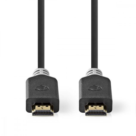 Premium Nagysebességű HDMI ™ kábel Ethernet | HDMI™ Csatlakozó | HDMI™ Csatlakozó | 4K@60Hz | 18 Gbps | 3.00 m | Kerek | PVC | Antracit | Doboz