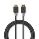 Premium Nagysebességű HDMI ™ kábel Ethernet | HDMI™ Csatlakozó | HDMI™ Csatlakozó | 4K@60Hz | 18 Gbps | 3.00 m | Kerek | PVC | Antracit | Doboz