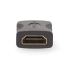 HDMI™ adapter | HDMI™ Kimenet | HDMI™ Kimenet | Aranyozott | Egyenes | PVC | Antracit | 1 db | Doboz