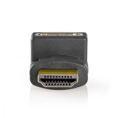   HDMI™ adapter | HDMI™ Csatlakozó | HDMI™ Aljzat | Aranyozott | Könyök 270 ° | ABS | Antracit | 1 db | Ablakos Doboz