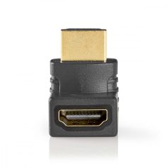   HDMI™ adapter | HDMI™ Csatlakozó | HDMI™ Aljzat | Aranyozott | Könyök 270 ° | ABS | Antracit | 1 db | Ablakos Doboz