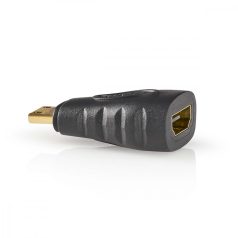   HDMI™ adapter | HDMI™ Mini Csatlakozó | HDMI™ Kimenet | Aranyozott | Egyenes | ABS | Antracit | 1 db | Doboz