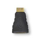 HDMI™ adapter | HDMI™ Mini Csatlakozó | HDMI™ Kimenet | Aranyozott | Egyenes | ABS | Antracit | 1 db | Doboz