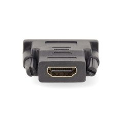   HDMI™ adapter | HDMI™ Kimenet | DVI-D 24+1-Érintkezős Dugasz | Aranyozott | Egyenes | PVC | Antracit | 1 db | Ablakos Doboz