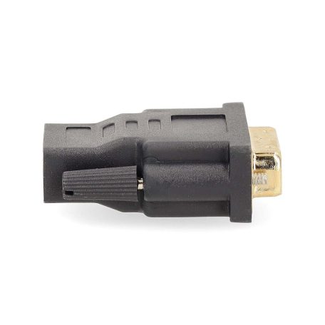 HDMI™ adapter | HDMI™ Kimenet | DVI-D 24+1-Érintkezős Dugasz | Aranyozott | Egyenes | PVC | Antracit | 1 db | Ablakos Doboz
