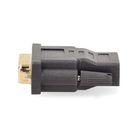 HDMI™ adapter | HDMI™ Kimenet | DVI-D 24+1-Érintkezős Dugasz | Aranyozott | Egyenes | PVC | Antracit | 1 db | Ablakos Doboz