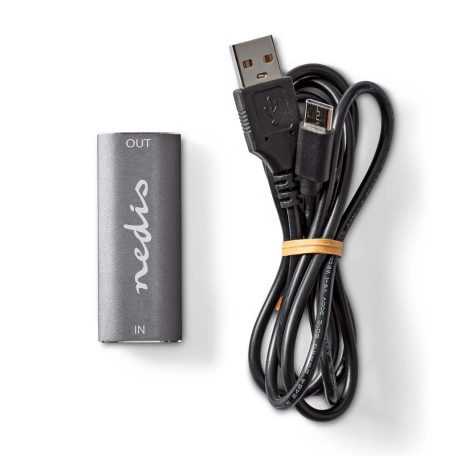 HDMI ™ ismétlő | 25.0 m | 8K@60Hz | 48 Gbps | Alumínium | Antracit